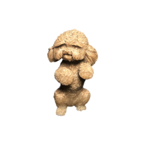 Teddy Dog Cremation Sculpture