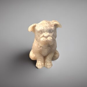 Bully Dog Figurine With Cremated Ashes